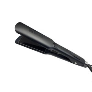 Fer à Lisser Professionnel Lissara - Wide Evolv Black Titanium - Plaques Extra Large - 250°C – Spécial lissage brésilien [NOIR]