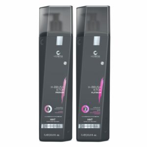 Kit Soin Capillaire Rajeunissant HBRUSH Platinum Honma Tokyo 1000ml [BLEU]
