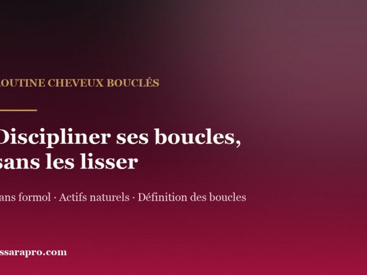 Discipliner ses cheveux bouclés sans lisser : boucles nettes, texture intacte
