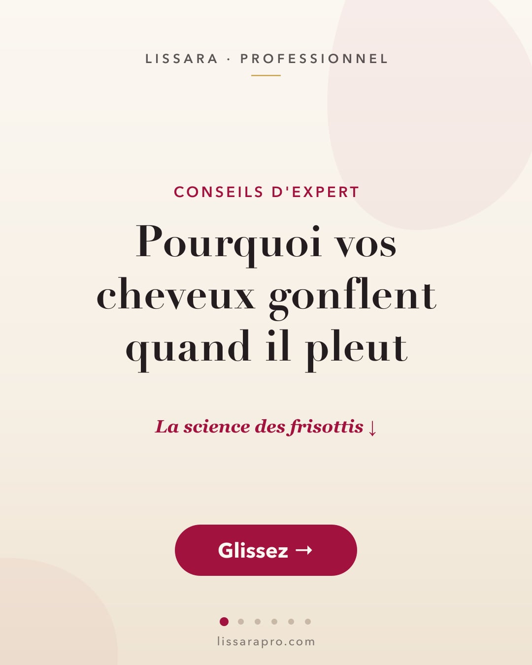 Frisottis d'humidité : comprendre et agir — post Instagram @lissarapro