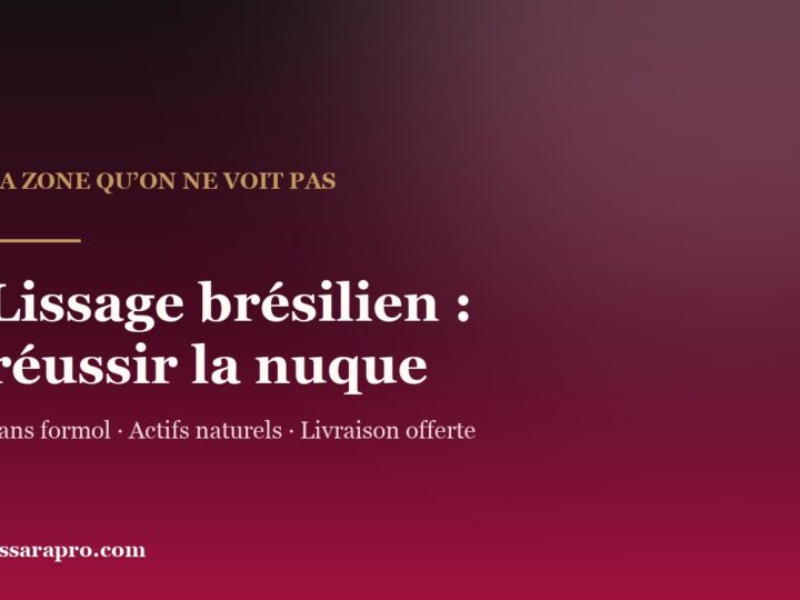 Lissage brésilien : réussir la nuque sans la voir