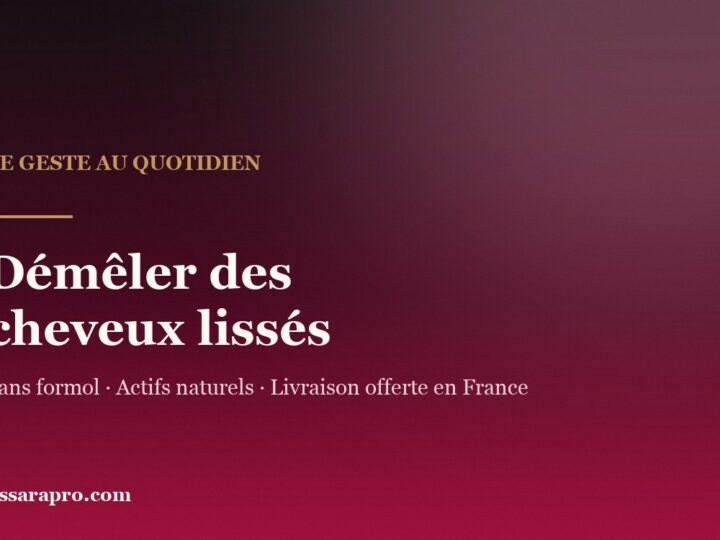 Démêler des cheveux lissés sans les casser